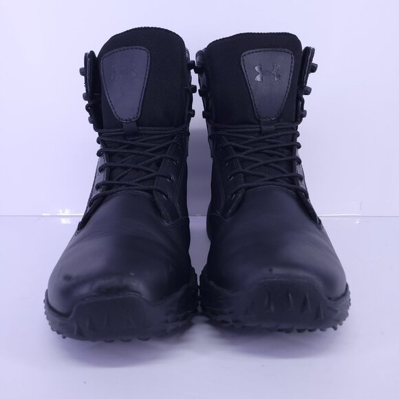 Under Armour Stellar Tactical Boots Mens 10 Black Combat Military - Picture 5 of 15